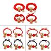 2024 New Year Hair Tie Zodiac Dragon Elastic Hair Bands Women Girls Hair Rope