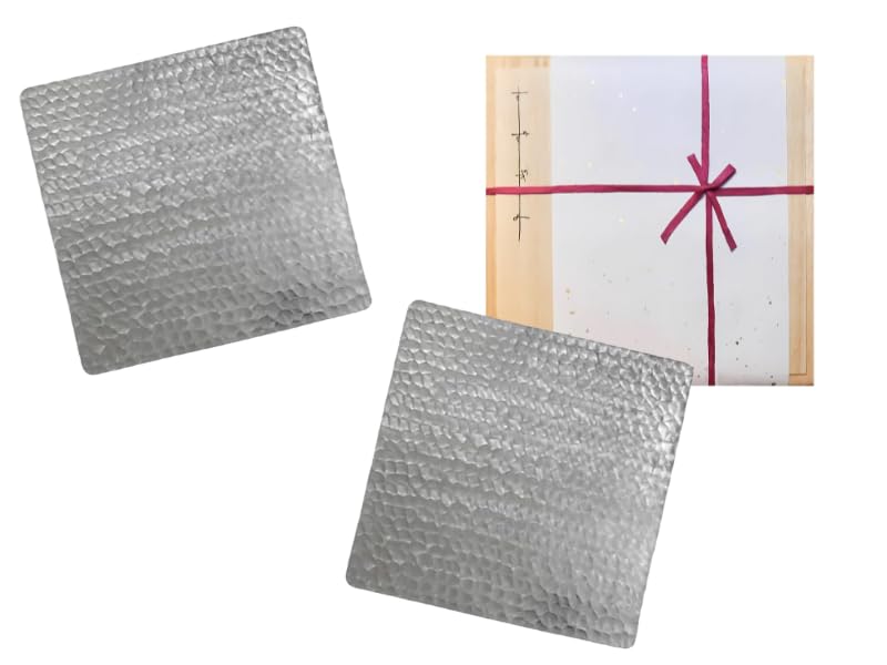 

Washi Paper Arare 2 in a paulownia wood box [Suzugami Wrapping] (Rice Crackers) 13x13cm, pieces,