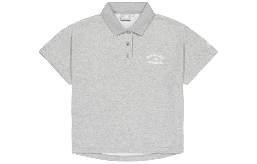 New Balance Polo Shirt Women s Gray NFE22252-MGR S