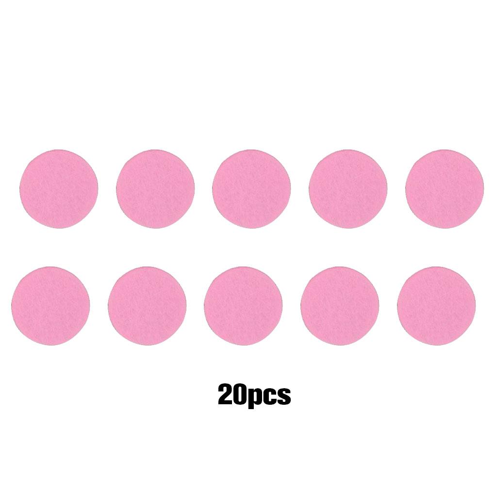 20 Pieces Non-woven Fabric Pad Base Craft Handmade Handicraft Basic Flower Patch Manual Crafting Clothing Jewelry