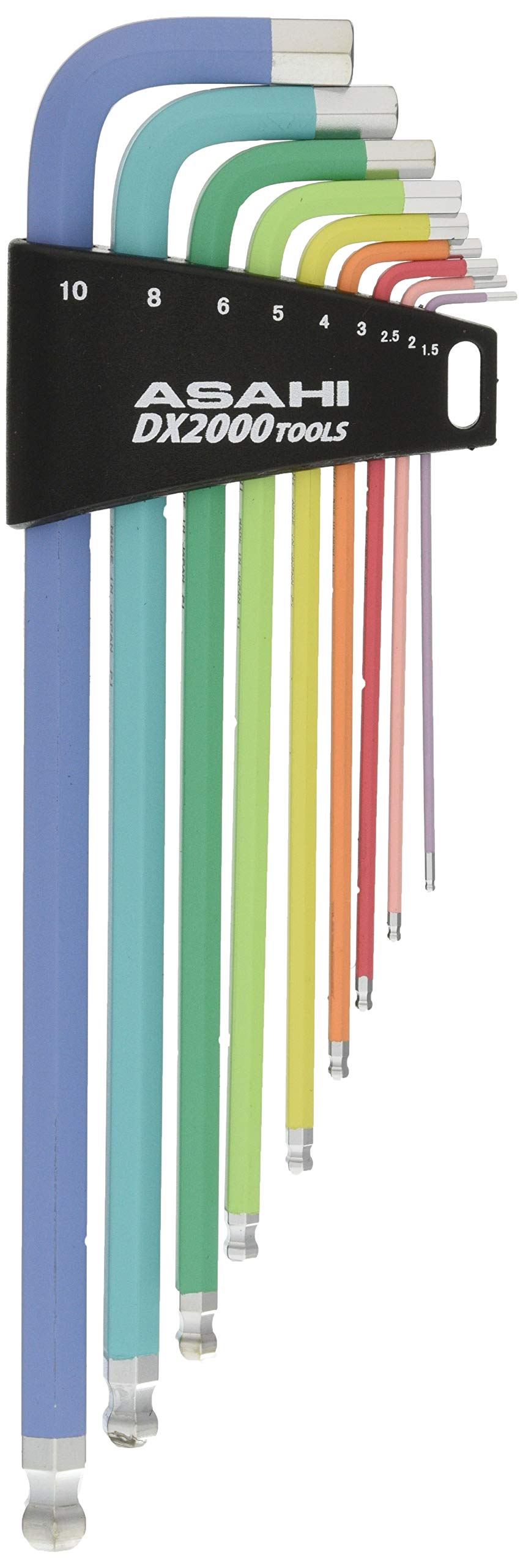 

ASH 9-Color Hexagon Ball Point Wrench Set of 9 (AQUS910)