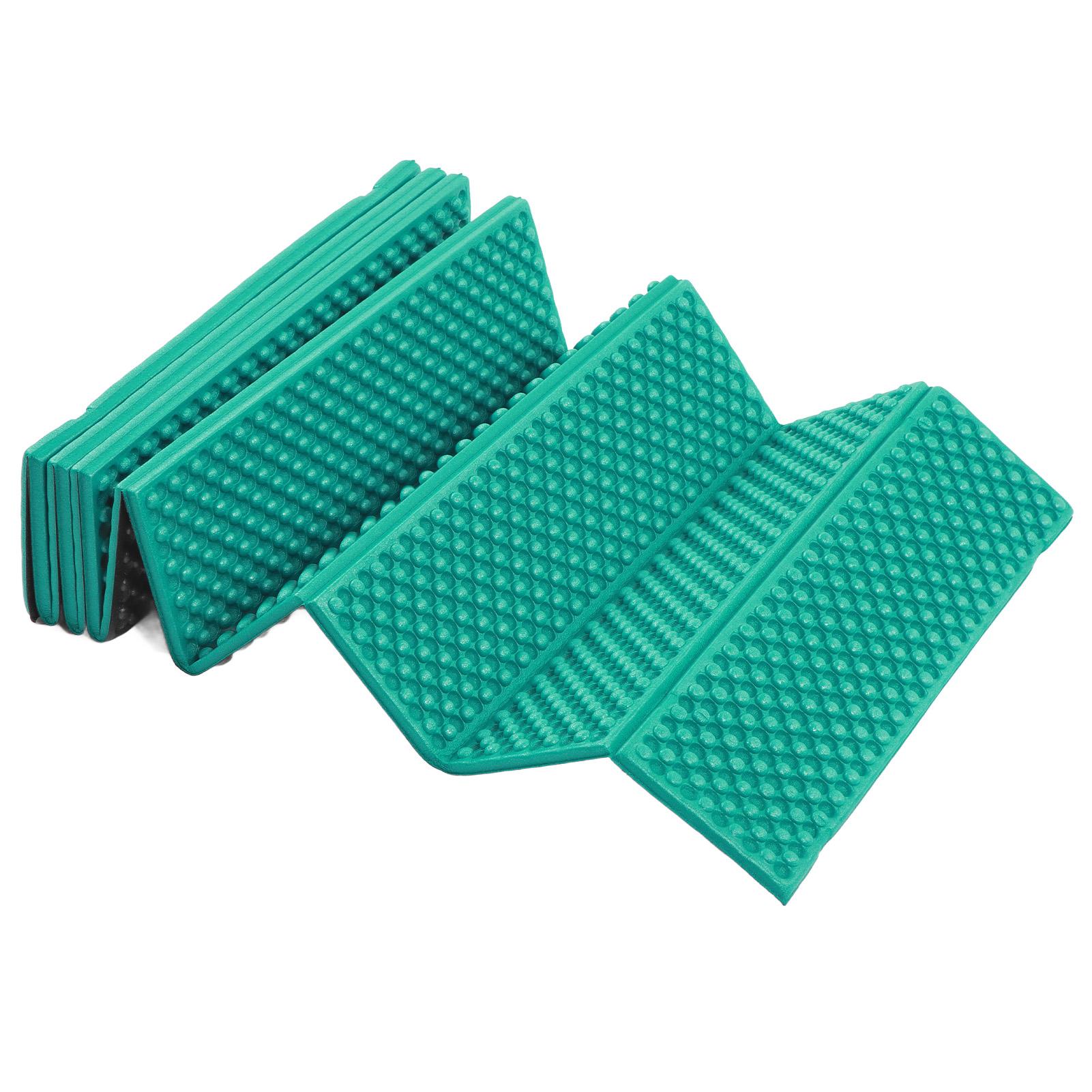 Double Egg Crate Sleeping Pad Foldable Thickened Foam Sleep Mat for Outdoor Camping 186x57CM