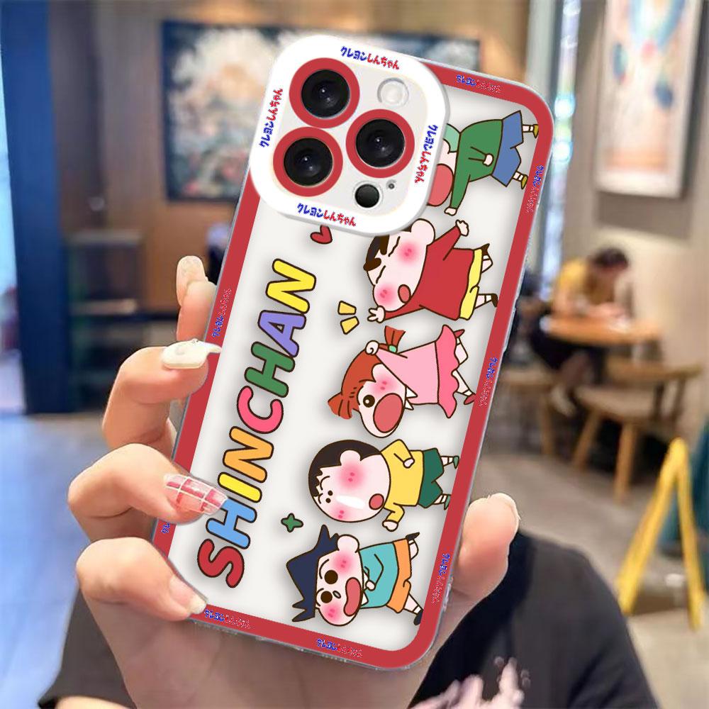 

Cartoon C-Crayon S-Shinchan Clear Phone Case For VIVO V20 V21 V21E V23 V23E V25 V27 V27E V29E V30E V30 V40 V50 V60 Y02 Y03 Cover VIVOY03(Y184G)