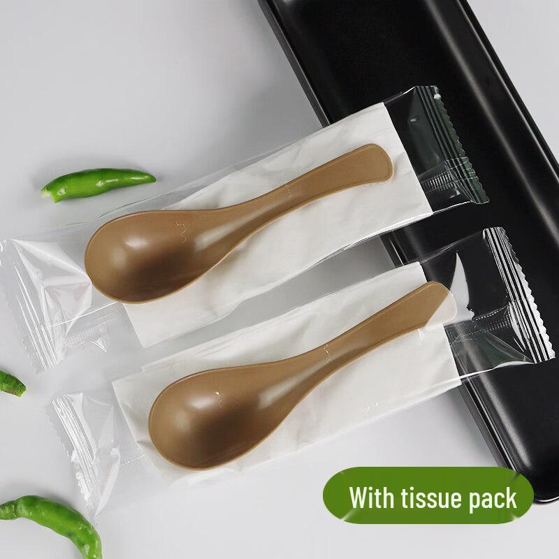 ZISIZ Disposable Rice Husk Spoon
