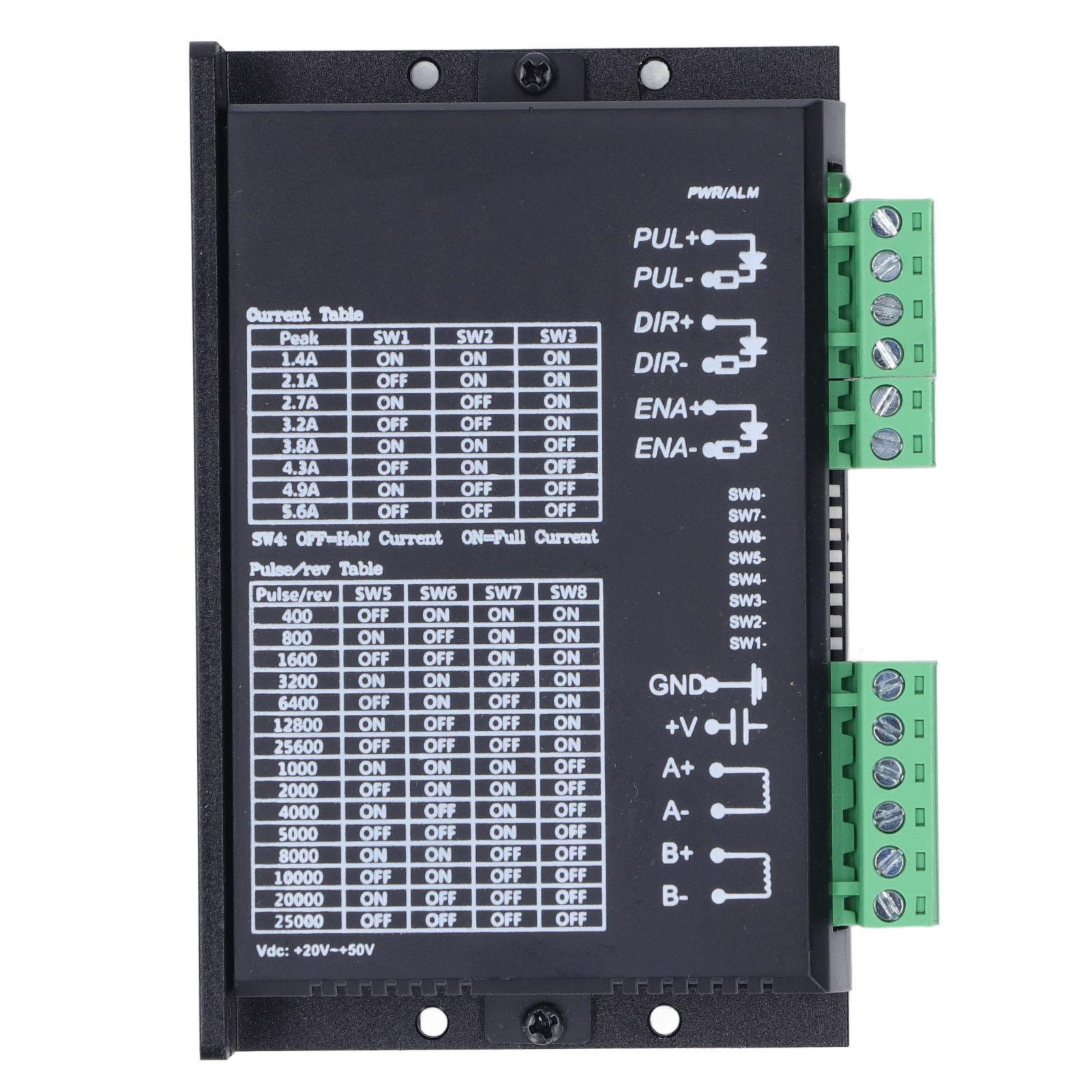 

Stepper Motor Driver DSP Controller Digital 1.4A5.6A Adjustable DM556 for 57 60 86 Step
