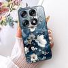 For Motorola Signature 2026 Case Popular Flower Marble Painted Cover Soft Silicone Black Phone Shell For Moto X70 Air Pro Fundas