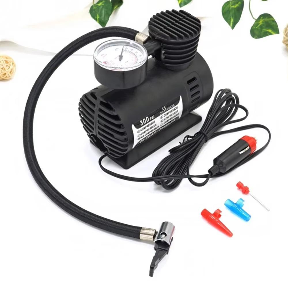 

300psi Electric Tire Air Inflator Pump Universal Car Tyre Inflator Bicycle Tires