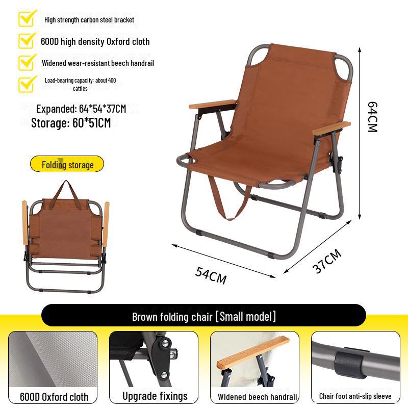 "Kermit Portable Ultralight Folding Camping Chair for Outdoor Beach and Picnic"