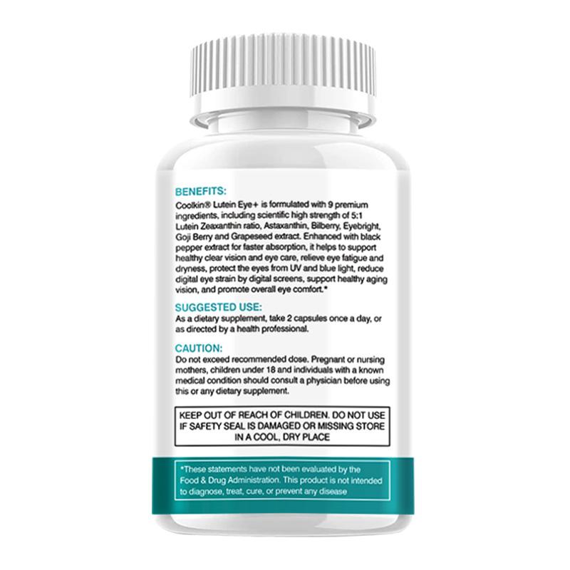 Capsules Rich In a Mixture of Lutein and Astaxanthin, Dietary Supplements, Suitable for Adults.