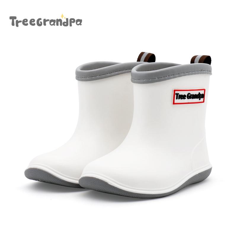 Children's Lightweight Non-slip Mid-calf Rain Boots for Toddlers - Boys & Girls Soft Sole Water Shoes