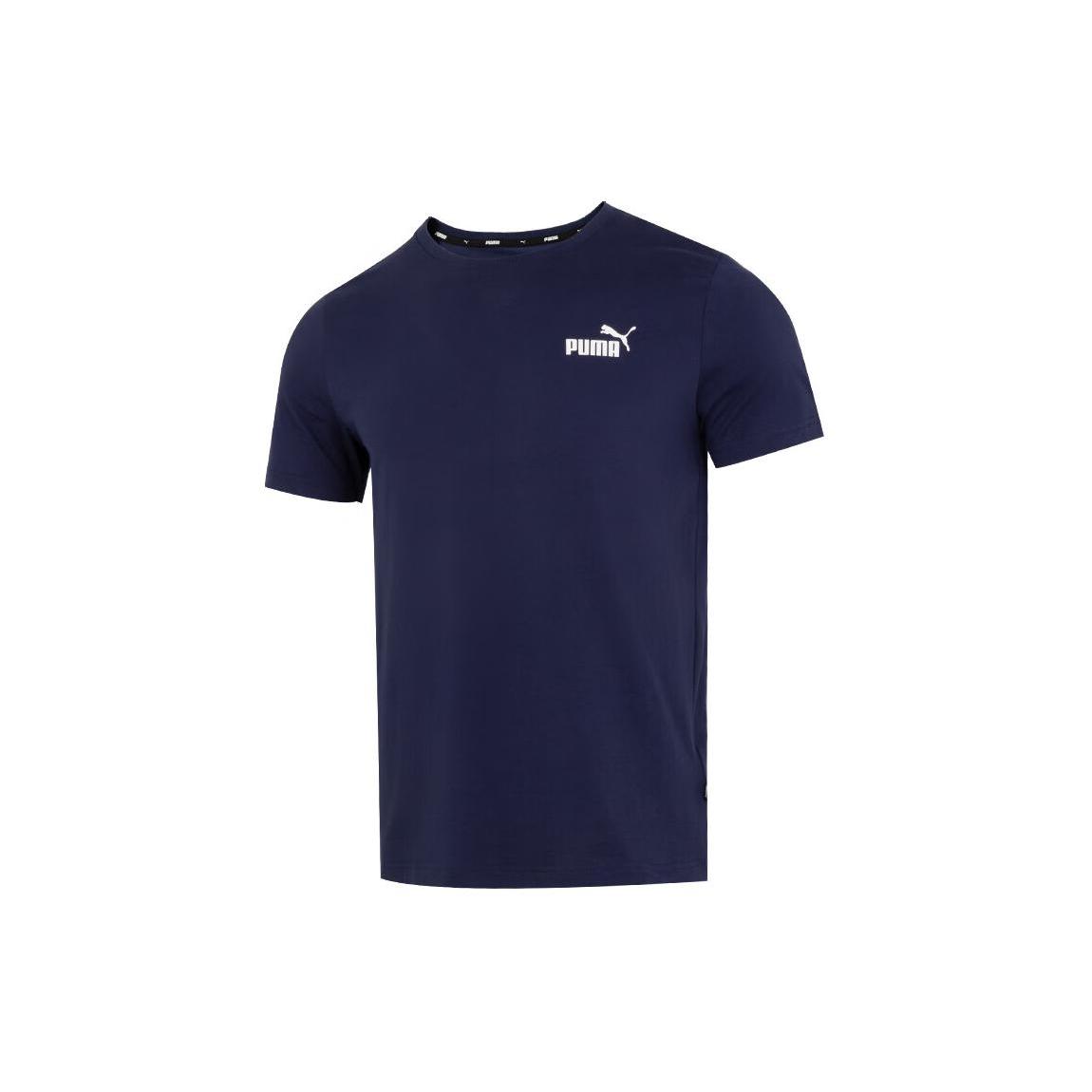 

New PUMA Set-in Sleeve T-Shirt Men s Marine Blue 845925-06 L