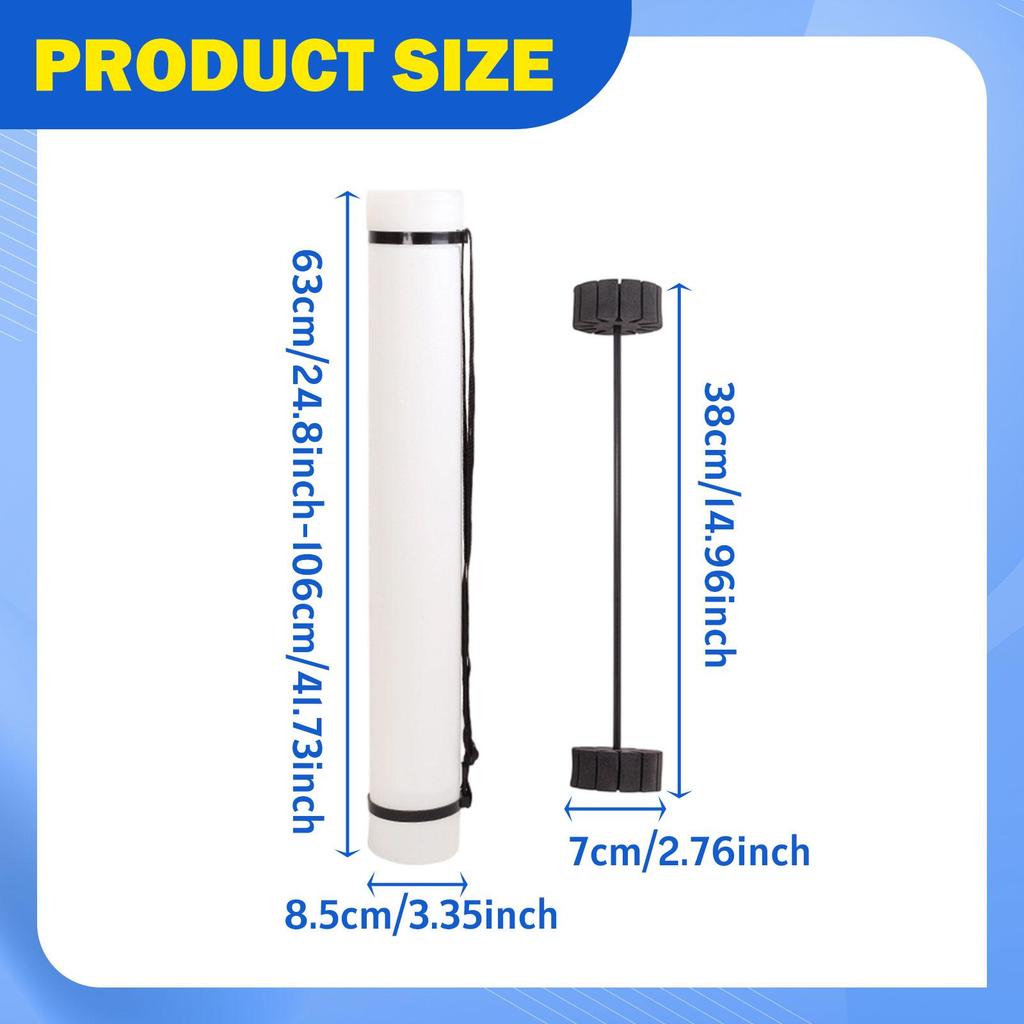 Archery Arrow Case,Practical,Storage Case,Large Capacity,Lightweight Adjustable for Adults Carrier Quiver Tube with Divider Rack