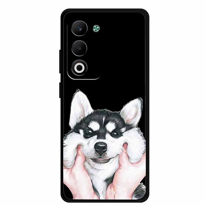 Coque For OPPO A5m A5i Pro Case Cartoon Cat Black Silicone TPU Soft Phone Case For OPPO A5 5G 4G Global Back Cover Case Funda