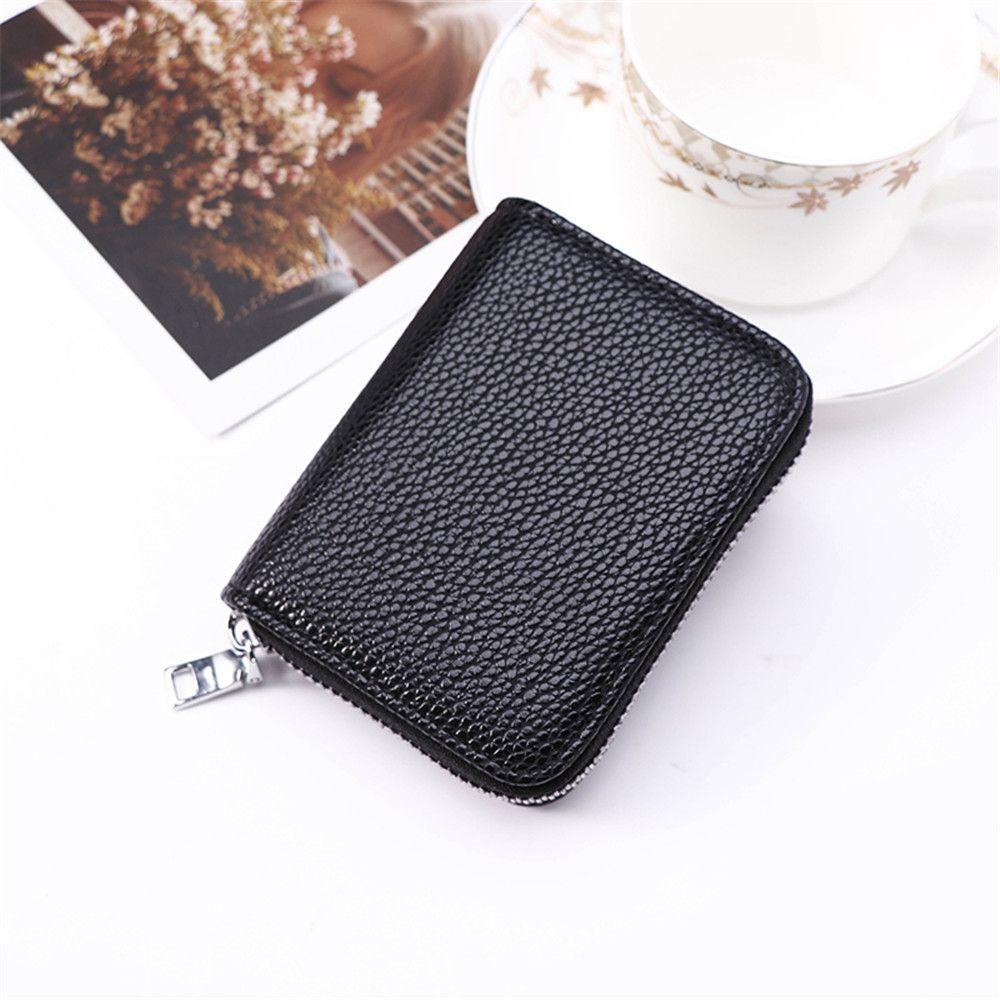 Bank/ID/Credit Card Holder Wallet Women/men Creative Business Card Holder PU Leather Wallet Fashion Card Case