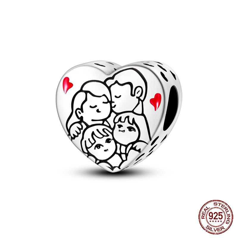 Original 925 Prata Esterlina Cor Mágica Camaleão Luminoso Série Charme Contas Adequado Ajuste Pulseira DIY Jóias Presentes