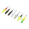 7pcs Minnow Fishing Lure Set 3D Lifelike Eyes Corrosion Resistance Top Water Pencil Bait