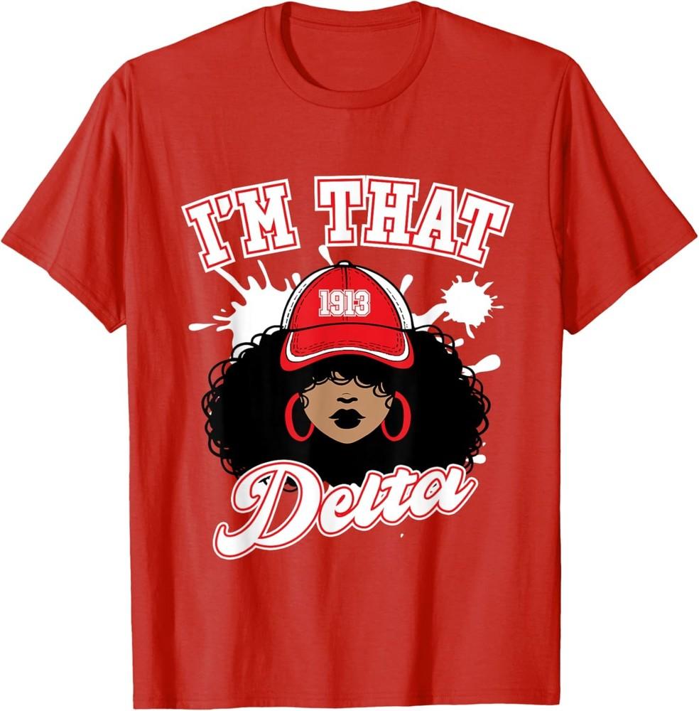 Delta Sigma Theta Sorority Paraphernalia, HBCU Black Girl T-Shirt Unisex T-Shirt M