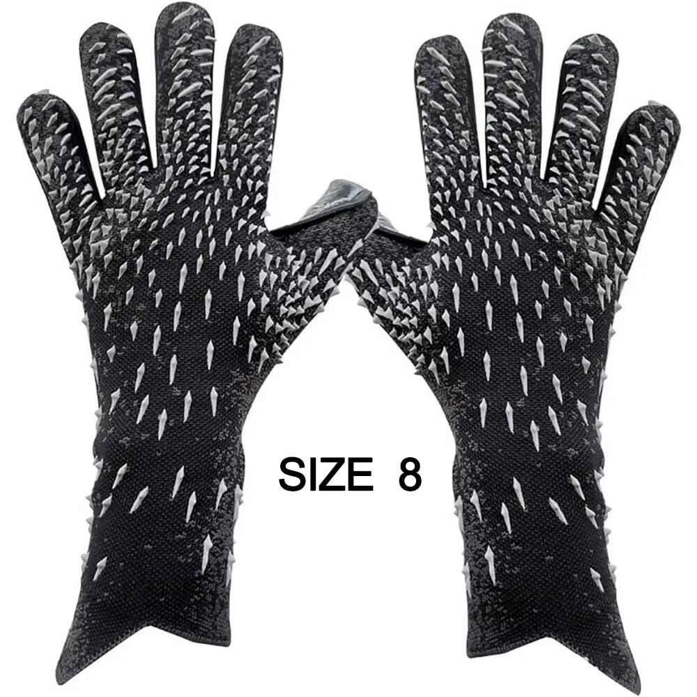 Football Goalkeeper Gloves Strong Grip for Soccer Goalie Goalkeeper Gloves with Size 6/7/8/9/10 Football Gloves for Adult Goal