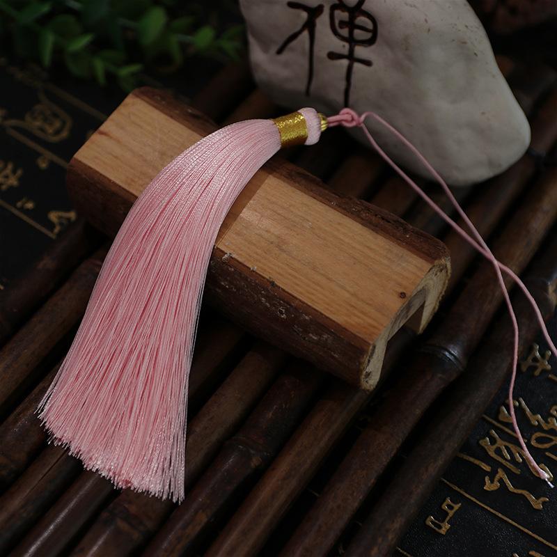 Tassel 13Cm Double Pull Circle Around Gold Thread Tassel, Polyester Tassel Ears, Fan Pendant Pendant Tassel Accessories, Tassel
