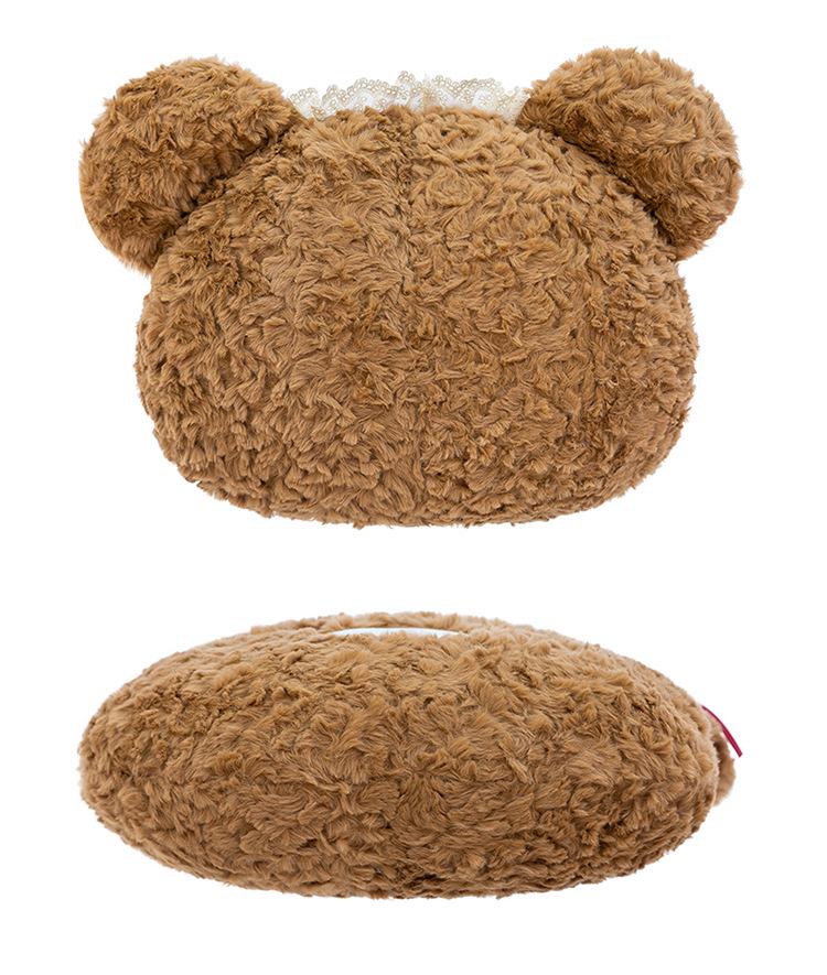 Plüsch-Schnupfenbär Kopfkissen: Kuschelkissen & Puppe für Kinder