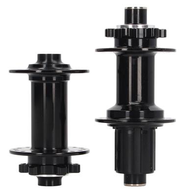2pcs Bicycle Hubs Black Aluminium Alloy 32 Holes Front Rear Bike Disc Hubs 4 Bearing for Mountain