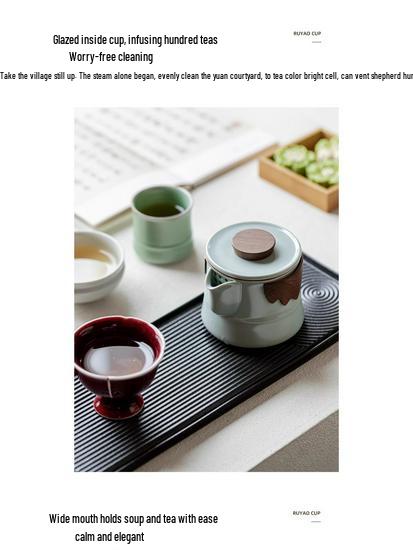 Palace Museum Five Famous Kilns Tea Cup Gift Set for Elders, Clients, Teachers, Dad's Birthday, New Year