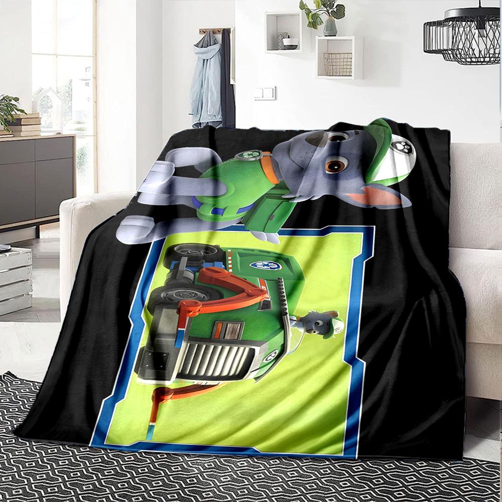 1pc Paw Paw10 Blanket, Gift, for Men and Women, Soft Blanket, Good for Sofa Bed Couch Travel, Lightweight Flannel Blanket