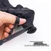 100 Black Fingerless UV Protection Gloves for Nail Art