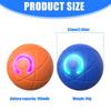 Rechargeable Ball Toy Interactively Dog Ball Toy with Sound Maker and Teeth Cleaning For Dog Motion And Auto Playing