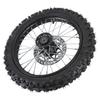 14 Inch Front Wheel Assembly 60 100 14 2.5 14 Tire Inner Tube 15mm Rim Axle with Brake Rotor for 125 140 150 160cc Pit