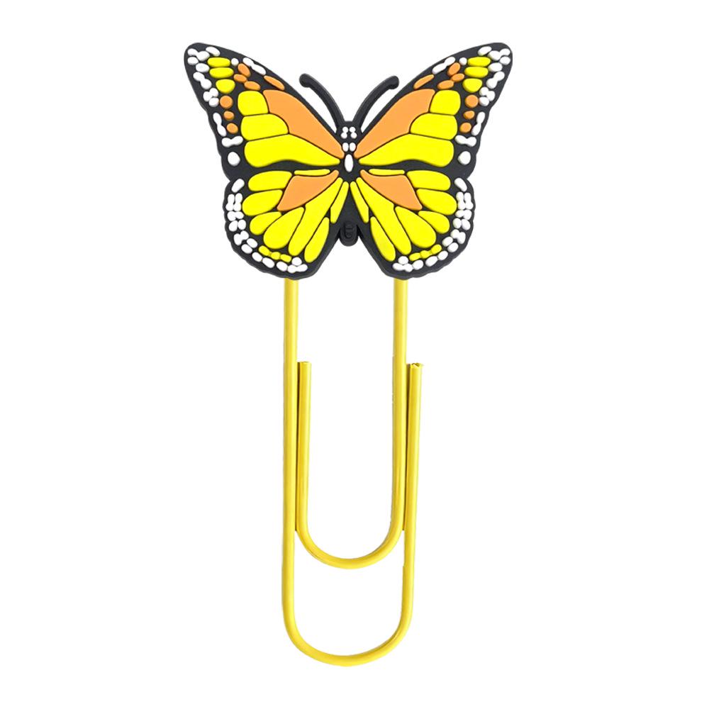 Colored Butterfly Paperclip Bookmark - DIY Page Marker Student Stationery