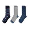 Ted Baker Mens Stripe Crew Socks (Pack of 3)