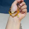 Karin Double Loop Beeswax Wood Bracelet - Stylish & Versatile Unisex Design