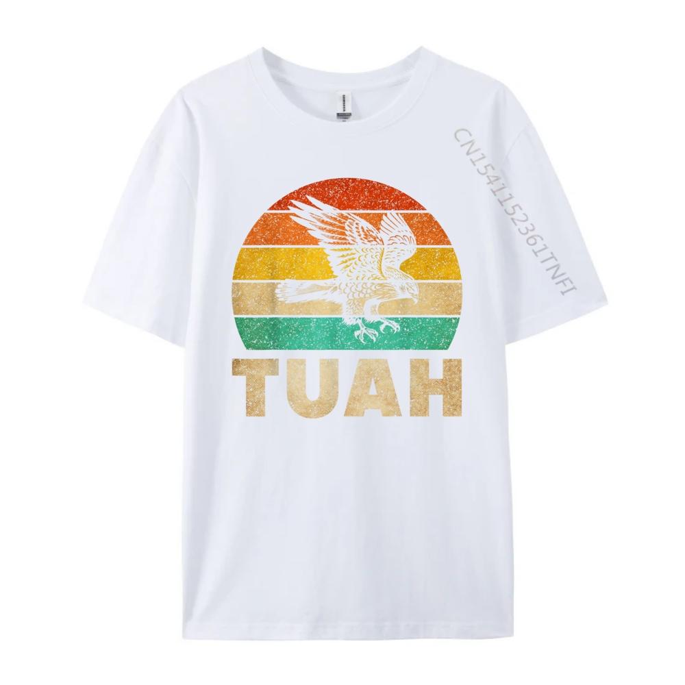 Vintage Hawk Tuah Hilarious Joke Adult Humor Gag Meme Funny Cotton Graphic Tees Cotton Comfort Sale Printed