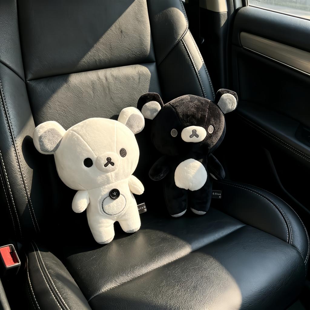 Cute Couple Bear Anime Rilakkuma Cartoon Plush Doll Soft Bear Toys Kawaii Room Decor Teddy Bear Plushies Xmas Gifts For Girls