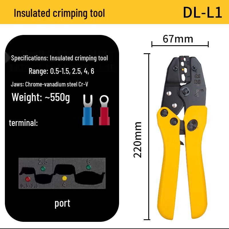 Deli Manual Hydraulic Crimping Pliers DL-L1
