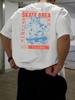 Men's Summer 100% Cotton Tokyo Casual Pattern Printed Fashionable and Casual Loose Round Neck Short Sleeved T-Shirt Top