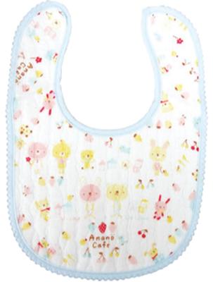 Monseuil Ana No Cafe AC. Baby Soft Gauze Bib Blue 55158