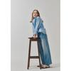 Bluetail Sky Blue Wide Denim Pants Azb2pt03sb