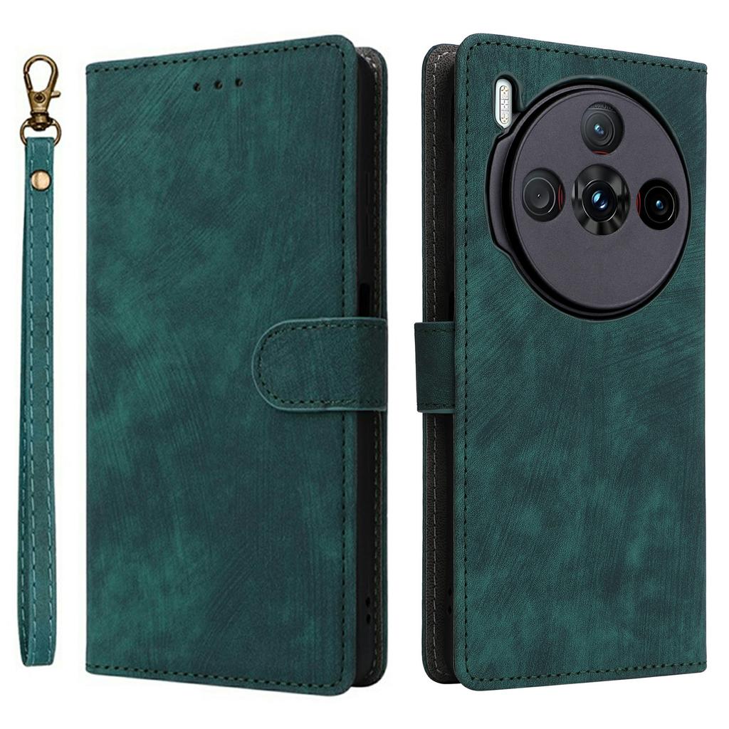 עבור ZTE nubia Z60S Pro 5G מארז ארנק RFID חסימת כיסוי עור PU נוף סטנד