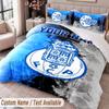 FC Porto Printed Bedding Set Custom Name Text 1 Duvet Cover 2 Pillowcases For Bedroom