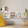 Wooden Educational Wall Toy For Kids With Puzzle Blocks For Preschool Classroom Decor