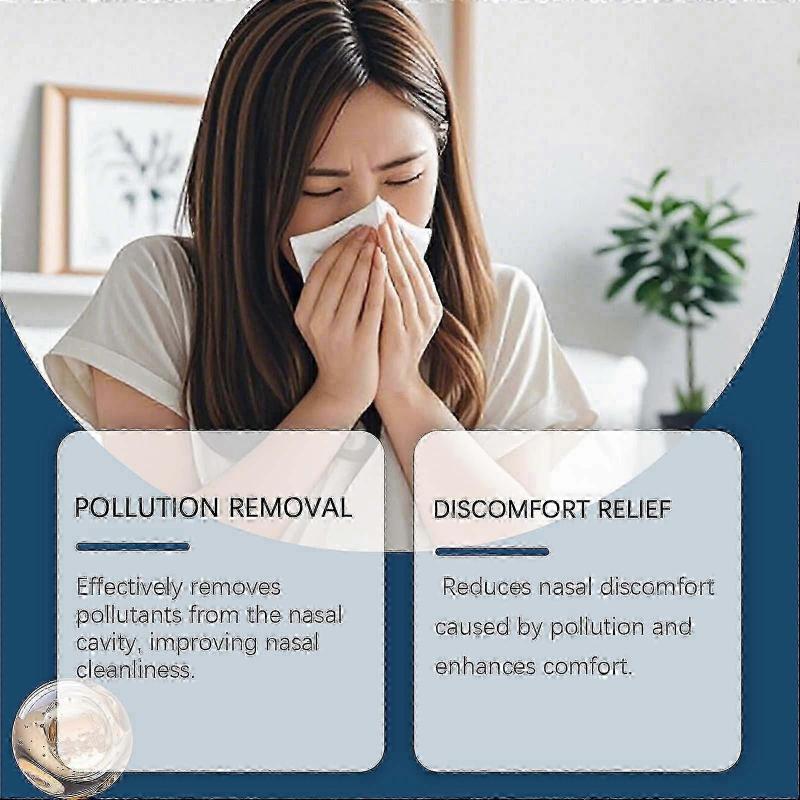 Iodine Nasal Spray, Natural Mineral Formula Nasal Cleansing Spray for Cleanses & Refreshes Nasal Passages