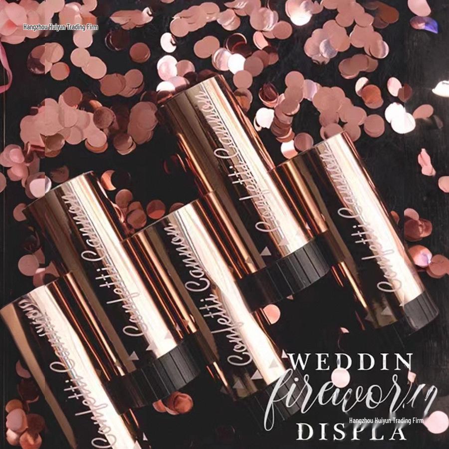 Silver Confetti Cannon for Birthday, Wedding, Party Decor & Photo Props