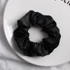 1piece Fashion Silk Scrunchies Solid Red Rubber Bands for Women Girls Korean Elastic Hair Bands Ponytail Hold Hair Accessories