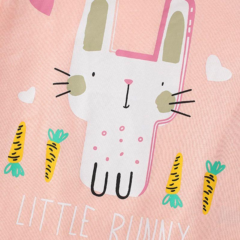 2025 Summer Fashion Children Baby's Top Girls' Cartoon Cotton Short Sleeve Round Neck T-shirt