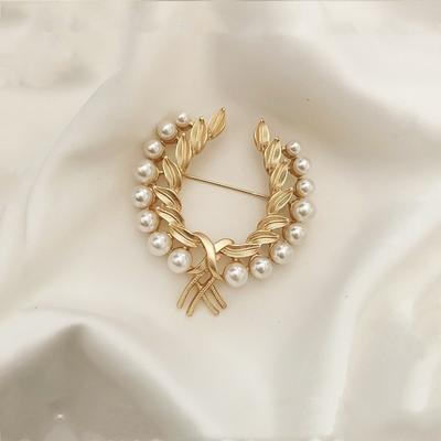 Mode Weizenähren-Brosche High-End Damen Anti-Licht Weizenähren Kleine Brosche High-End-Sinn Nischenpersönlichkeit Nicht Schnallen Zubehör