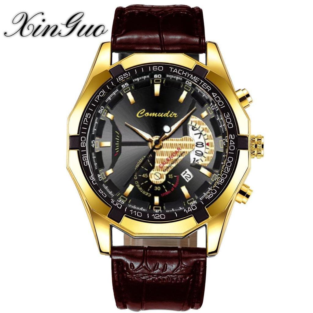 Automatikuhr mit Kalender für Herren, wasserdicht, leuchtend, nicht mechanisch, großes Zifferblatt