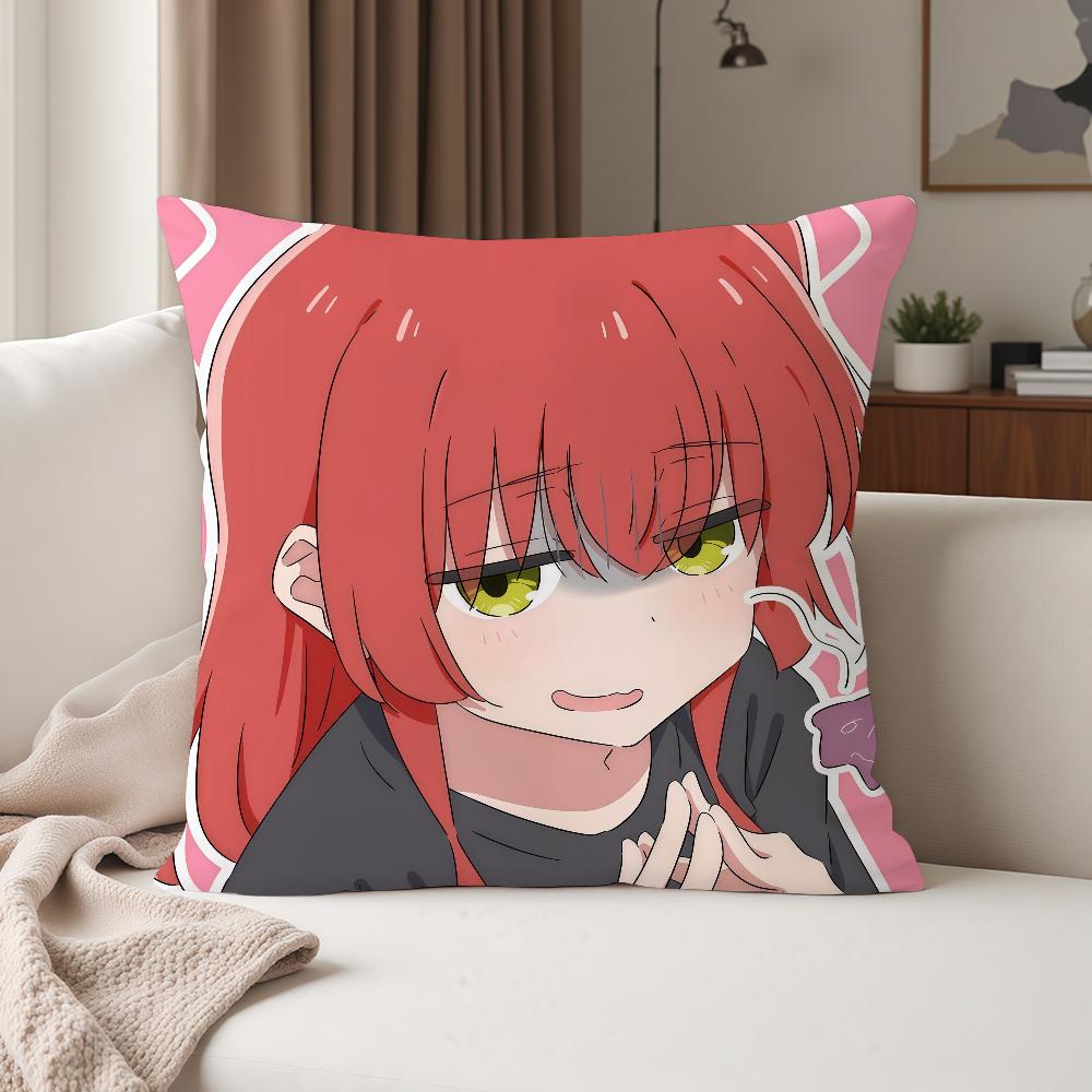 Anime Bbocchi The Rock Pillow Case Suitable For Bedrooms Living Rooms Cars Home Decoration