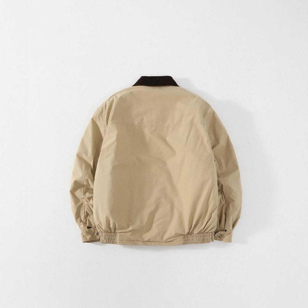 Unisex RL Pony Dicke Reversjacke - Klassische Retro Bestickte Baumwollmode.